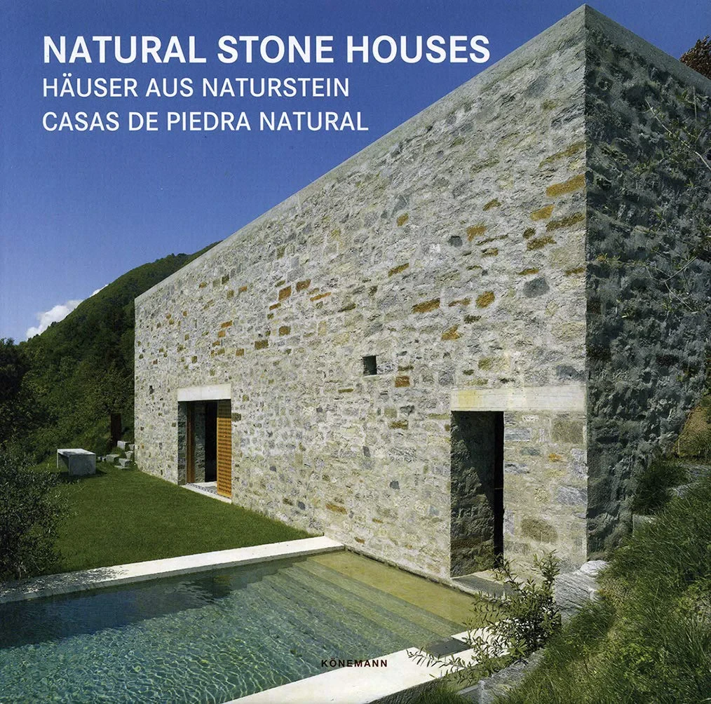 Coperta cărții "Natural Stone Houses" de autor necunoscut