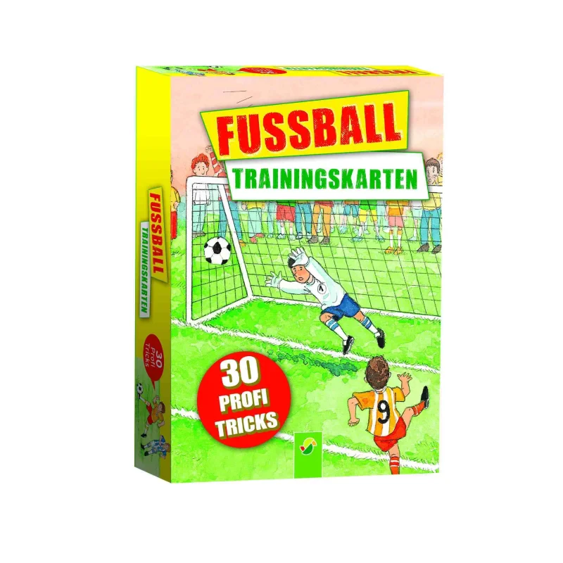 Coperta cărții "Mein Fu?ball-Koffer: Stickeratlas - 30 Trainingskarten - Poster - Malbuch" de autor necunoscut