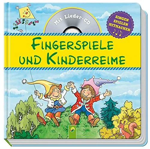 Coperta cărții "Fingerspiele und Kinderreime: Mit Audio-CD" de autor necunoscut