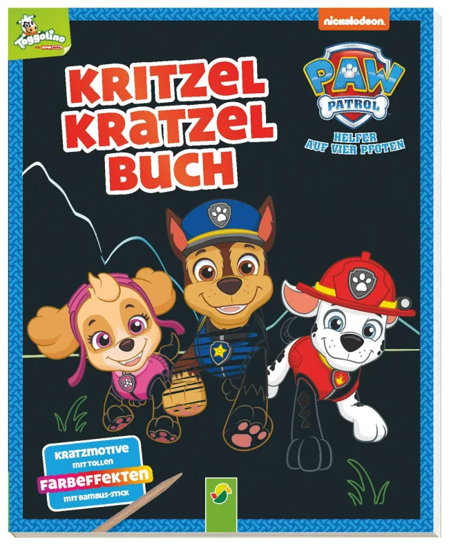 Coperta cărții "Paw Patrol - Kritzel-Kratzel-Buch" de autor necunoscut