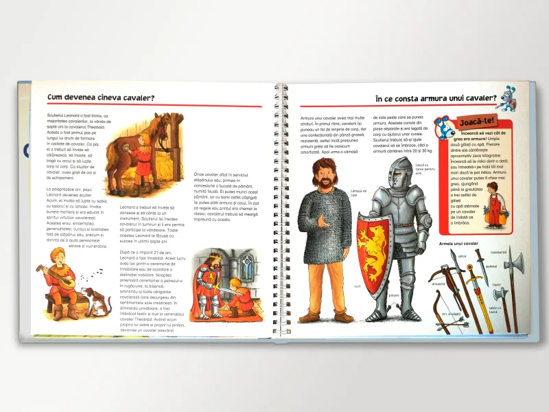 Coperta cărții "Cum se traia intr-un castel fortificat?" de autor necunoscut