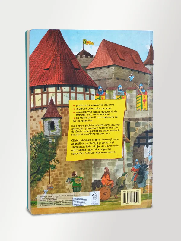 Coperta cărții "In castelul fortificat Observa, descopera, invata!" de autor necunoscut