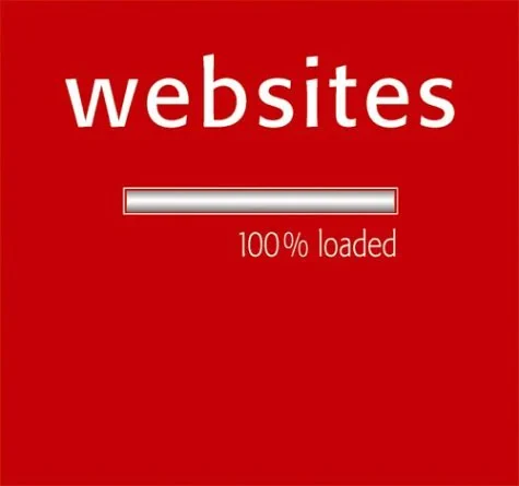 Coperta cărții "Websites: 100% Loaded" de autor necunoscut