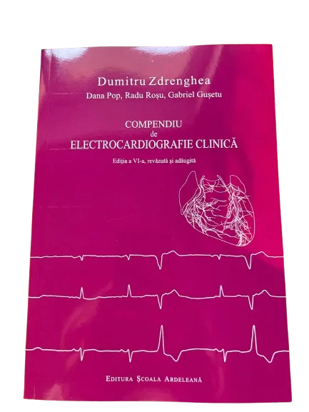 Coperta cărții "Compendiu de electrocardiografie clinica, editia a VI-a, revizuita si adaugita" de autor necunoscut
