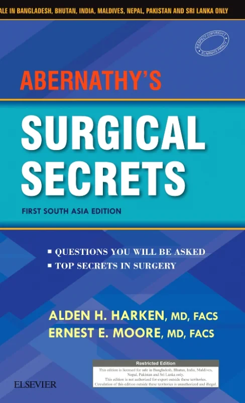 Abernathy's Surgical Secrets: First South Asia Edi...
