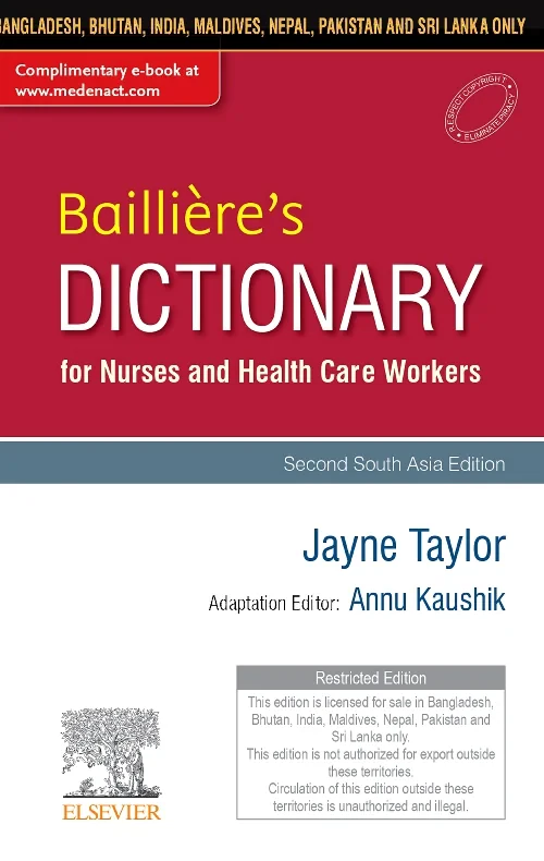 Baillière's Dictionary for Nurses and Health Care ...