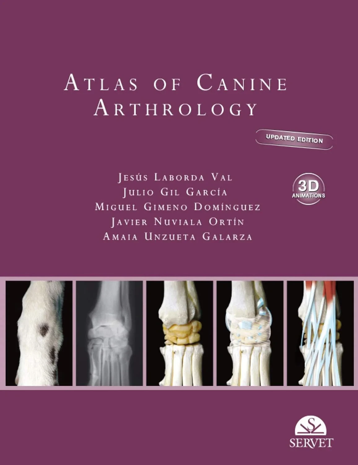 Coperta cărții "Atlas of canine arthrology - Updated edition" de autor necunoscut