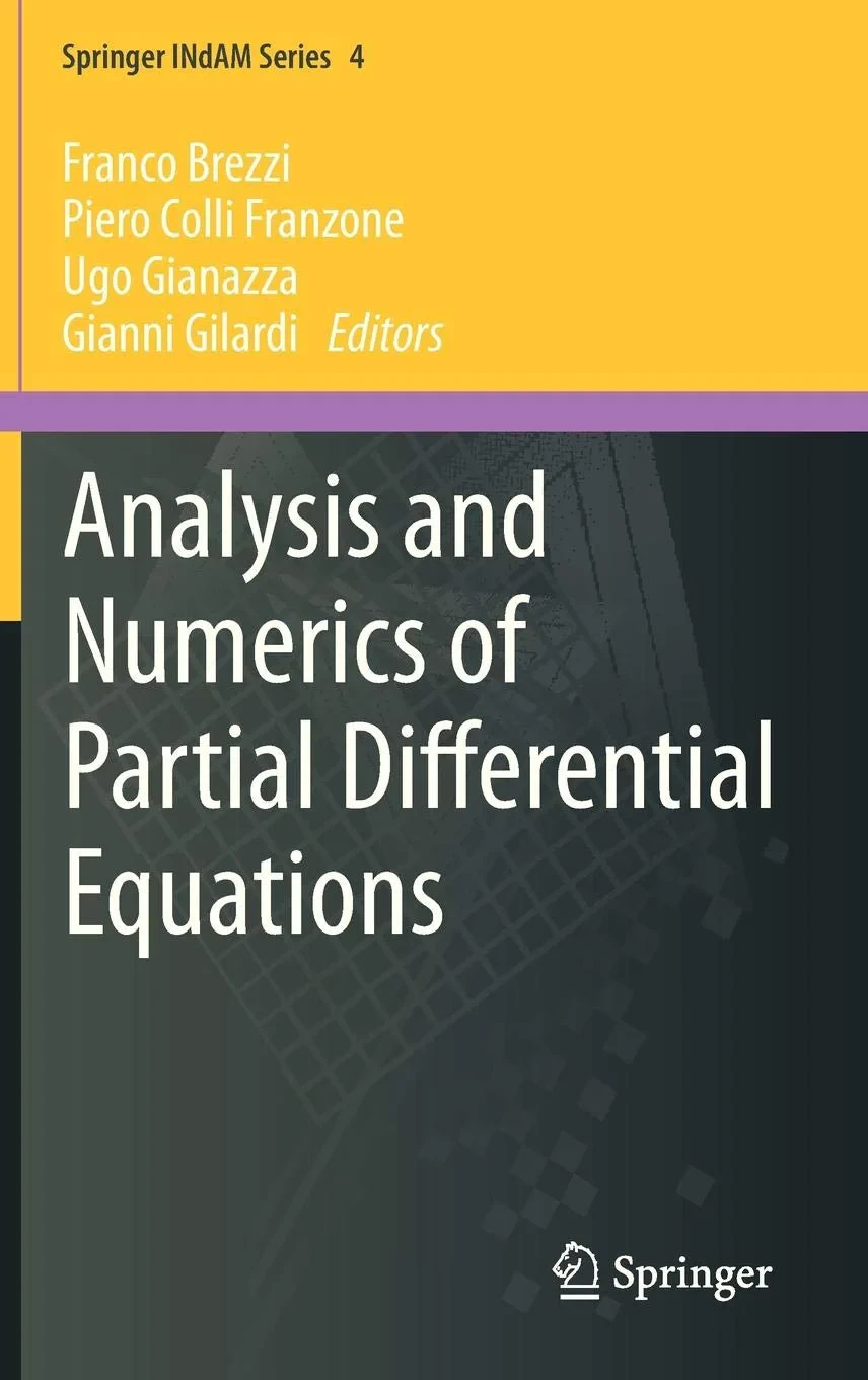 Coperta cărții "Analysis and Numerics of Partial Differential Equations" de autor necunoscut