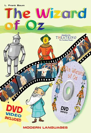 Coperta cărții "THE WIZARD OF OZ + DVD VIDEO" de autor necunoscut