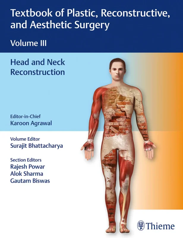 Coperta cărții "Textbook of Plastic, Reconstructive, and Aesthetic Surgery (Vol. 3): Head and Neck Reconstruction" de autor necunoscut