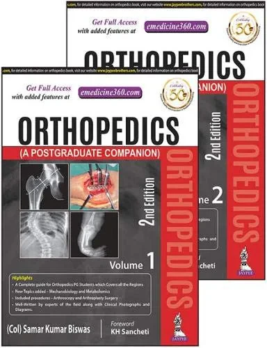 Coperta cărții "Orthopedics (A Postgraduate Companion)" de autor necunoscut