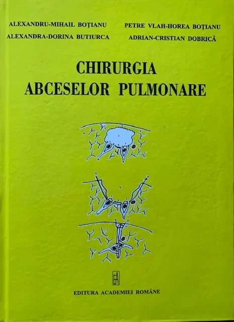 Coperta cărții "Chirurgia abceselor pulmonare" de autor necunoscut