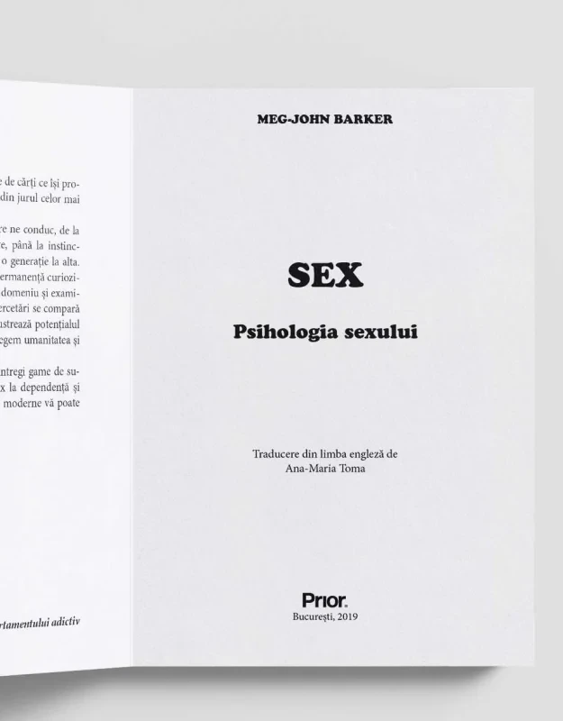 Coperta cărții "SEX. Psihologia sexului" de autor necunoscut