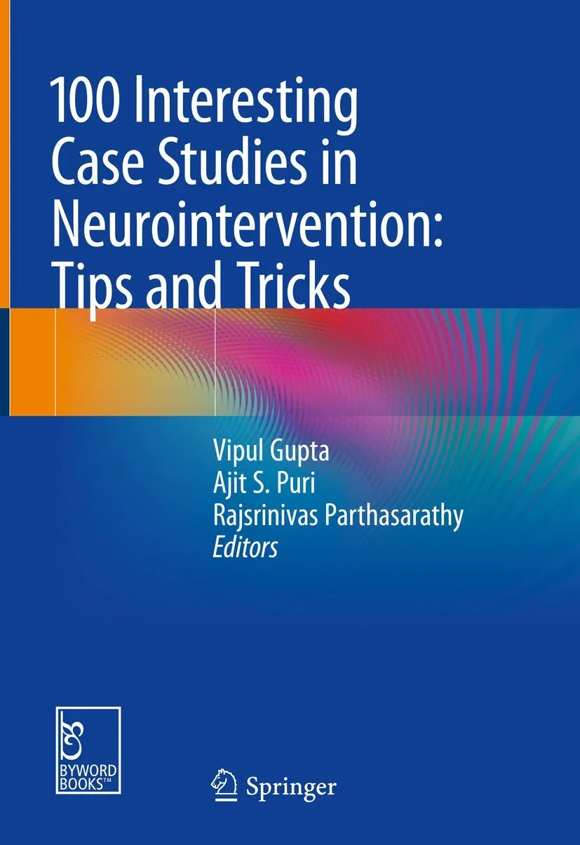 Coperta cărții "100 Interesting Case Studies in Neurointervention" de autor necunoscut
