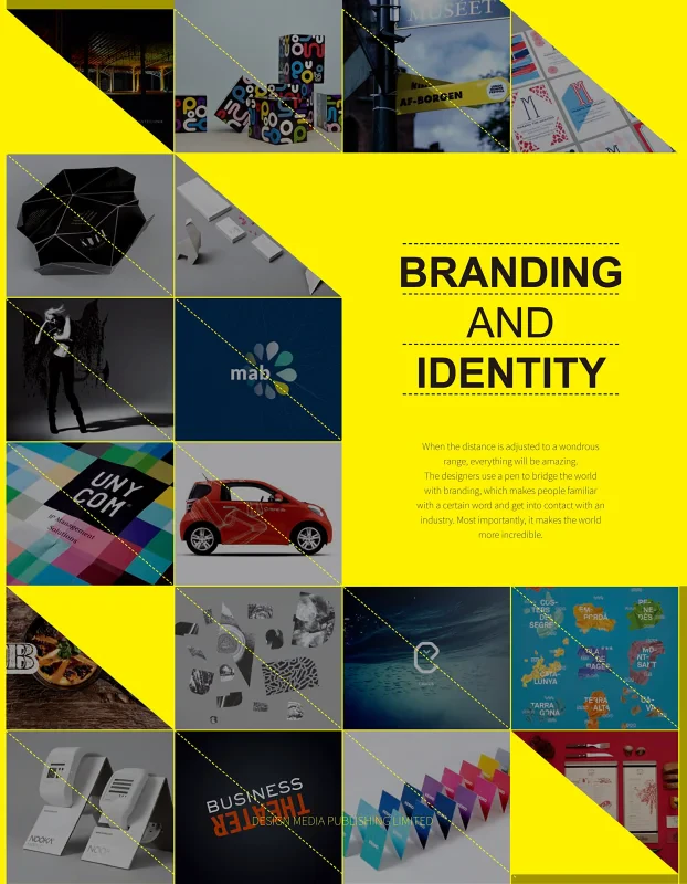 Coperta cărții "Branding and Identity" de autor necunoscut