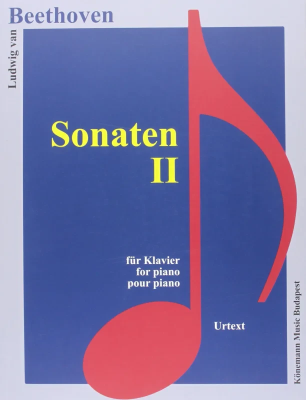 Coperta cărții "Beethoven, Sonaten II" de autor necunoscut