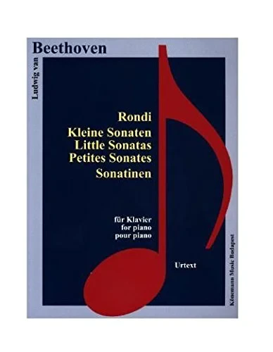 Coperta cărții "Beethoven, Rondi, Kl. Sonaten, Sonatinen" de autor necunoscut