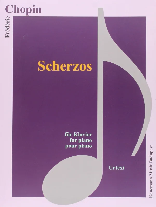 Coperta cărții "Chopin, Scherzos" de autor necunoscut