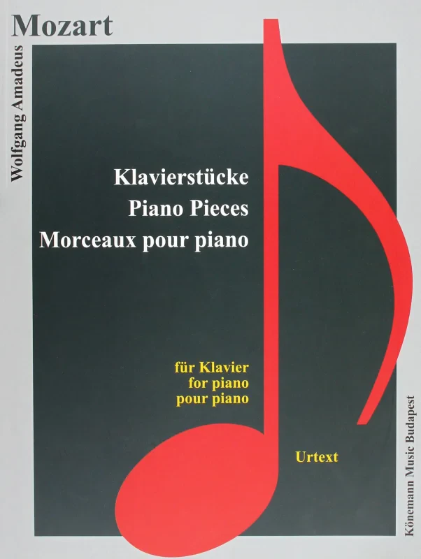 Coperta cărții "Mozart, Klavierst?cke" de autor necunoscut