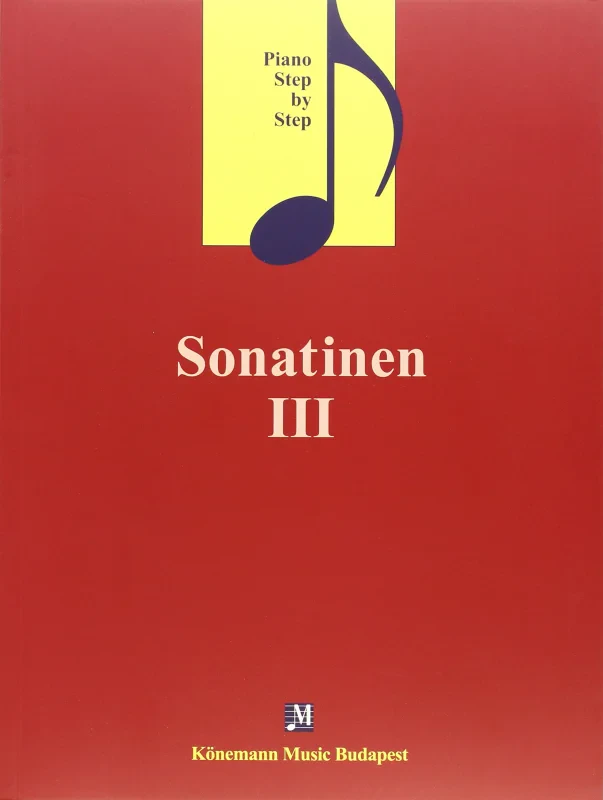 Coperta cărții "Sonatinen III" de autor necunoscut