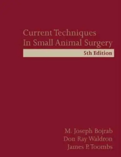 Coperta cărții "Current Techniques in Small Animal Surgery" de autor necunoscut