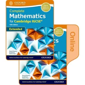 Complete Mathematics for Cambridge IGCSERG Student...