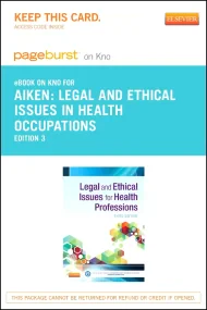 Legal and Ethical Issues for Health Professions - ...