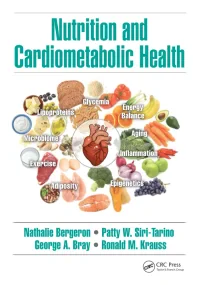 Nutrition and Cardiometabolic Health