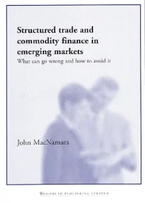 Structured Trade and Commodity Finance in Emerging...
