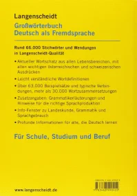 Langenscheidt Gro&#223;worterbuch Deutsch als Frem...